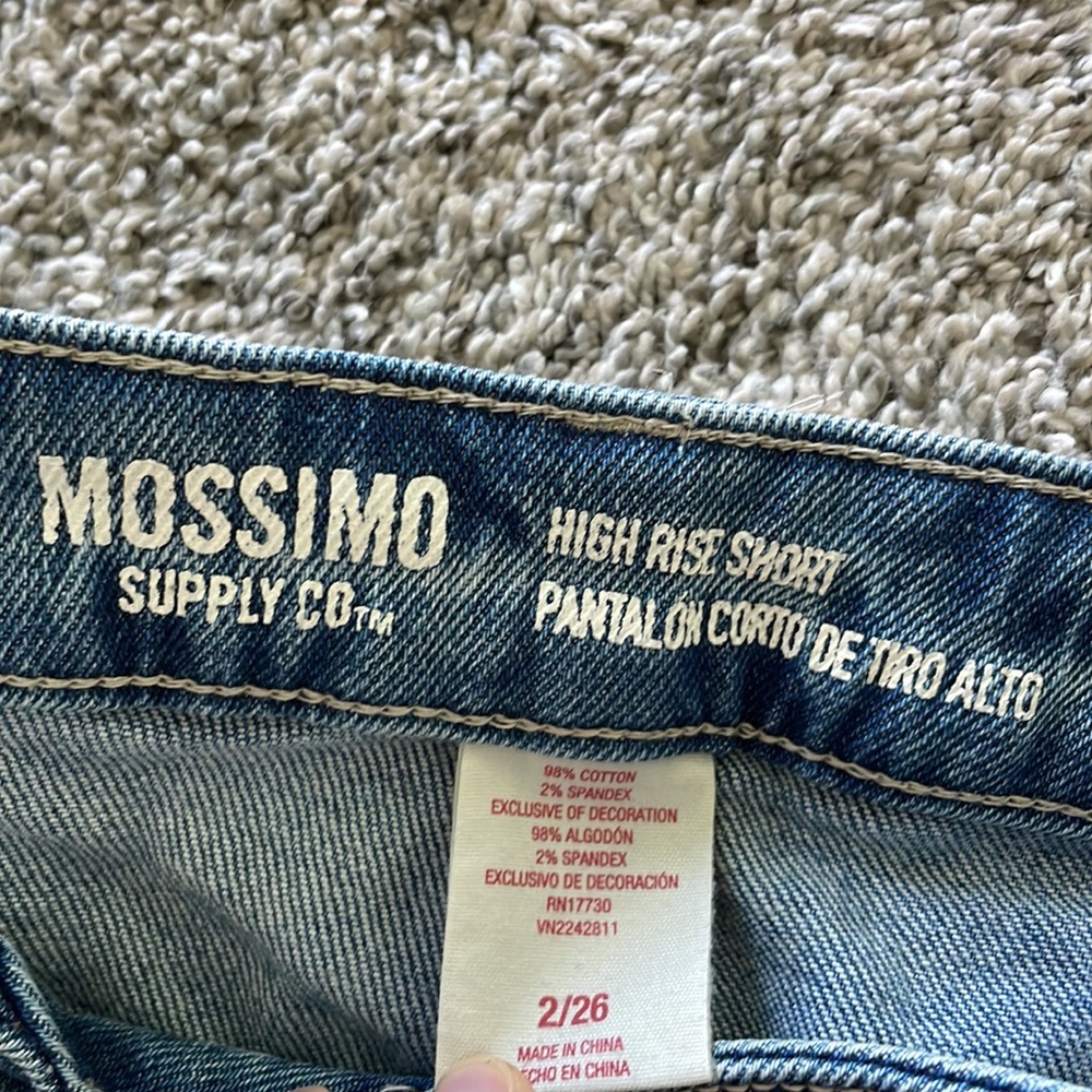 High Rise Jean Shorts - Picture 3 of 3
